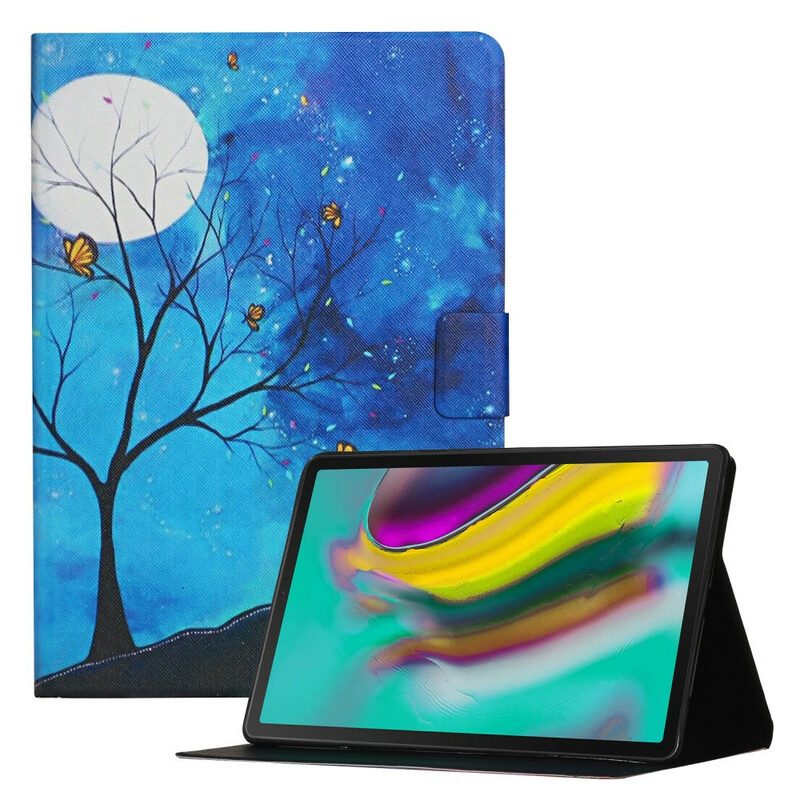 Folio Cover Samsung Galaxy Tab A7 Lite Albero Alla Luna E Al Sole