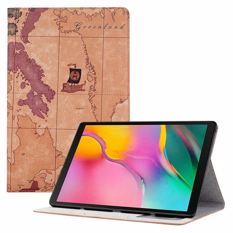 Folio Cover Samsung Galaxy Tab A7 Lite Carta D'epoca
