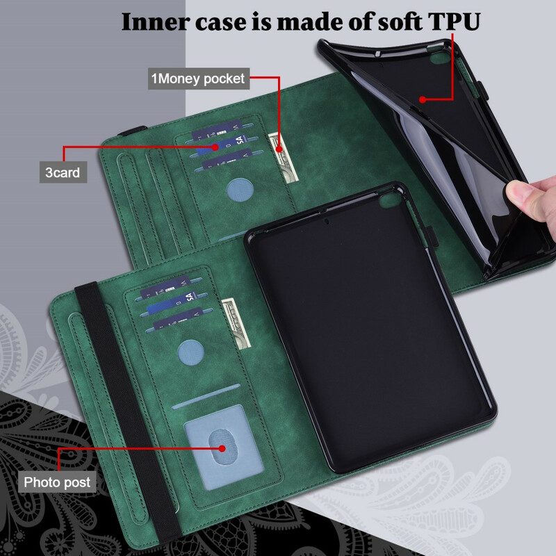 Folio Cover Samsung Galaxy Tab A7 Lite Fiore Mandala