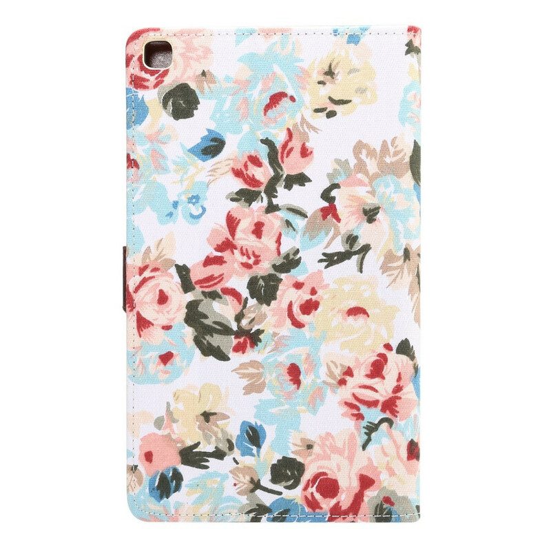 Folio Cover Samsung Galaxy Tab A7 Lite Fiori Di Libertà