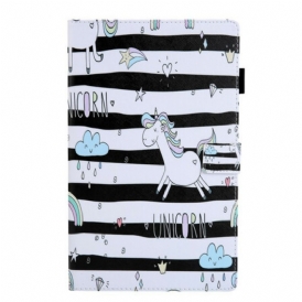 Folio Cover Samsung Galaxy Tab A7 Lite Unicorno