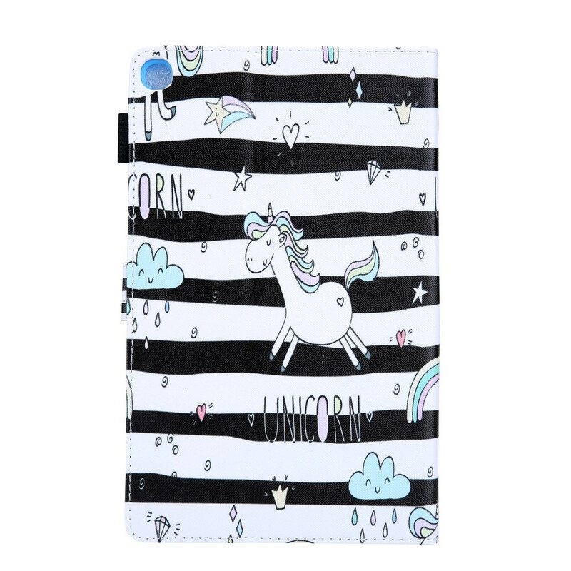 Folio Cover Samsung Galaxy Tab A7 Lite Unicorno