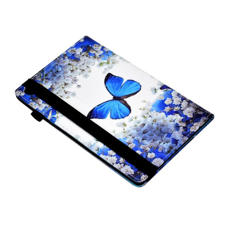 Folio Cover Samsung Galaxy Tab A7 Lite Variazioni Di Farfalle