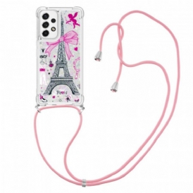 Cover Samsung Galaxy A53 5G Al Cordone Della Torre Eiffel