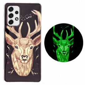 Cover Samsung Galaxy A53 5G Cervo Maestoso Fluorescente