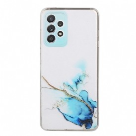 Cover Samsung Galaxy A53 5G Effetto Marmo Siliconato