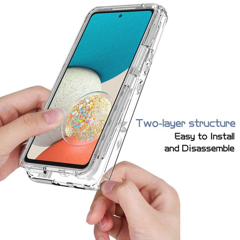 Cover Samsung Galaxy A53 5G Farfalle Senza Soluzione Di Continuità