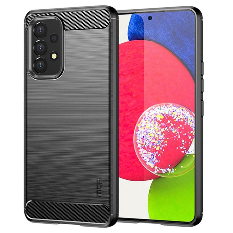 Cover Samsung Galaxy A53 5G Fibra Di Carbonio Spazzolata Mofi