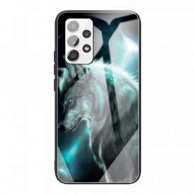 Cover Samsung Galaxy A53 5G Lupo In Vetro Temperato