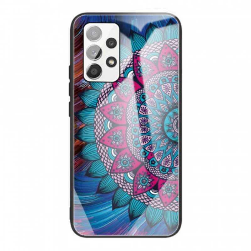 Cover Samsung Galaxy A53 5G Mandala In Vetro Temperato