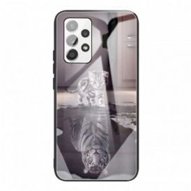 Cover Samsung Galaxy A53 5G Vetro Temperato Ernest La Tigre