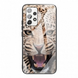 Cover Samsung Galaxy A53 5G Vetro Temperato Leopardo