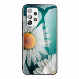Cover Samsung Galaxy A53 5G Vetro Temperato Margherita