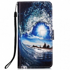 Custodia A Portafoglio Samsung Galaxy A53 5G Ama L'onda