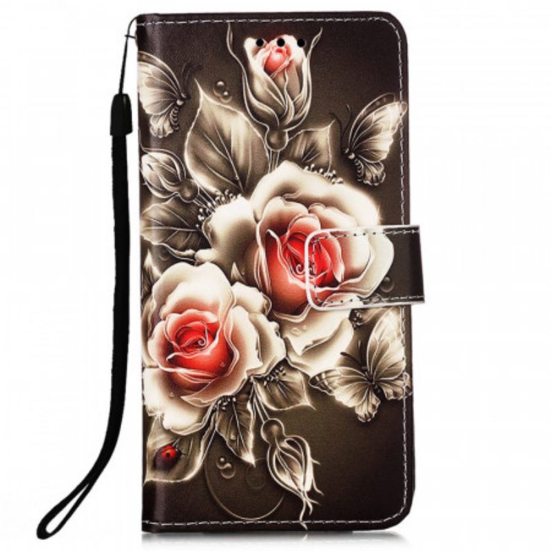 Custodia in pelle Samsung Galaxy A53 5G Rose D'oro