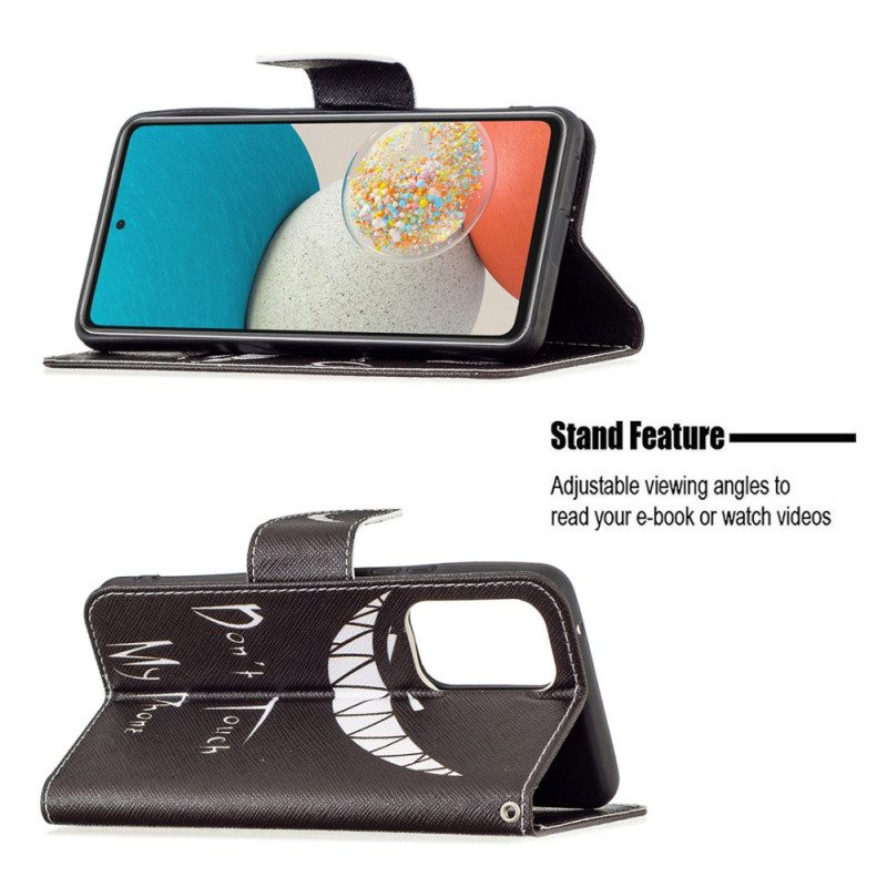 Custodia in pelle Samsung Galaxy A53 5G Telefono Del Diavolo