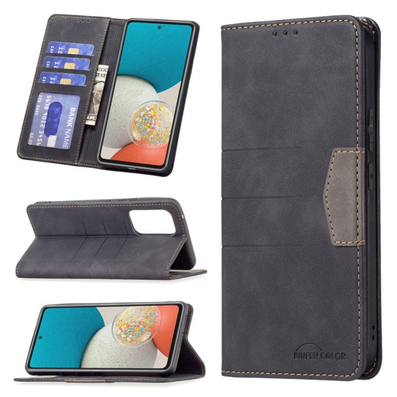 Folio Cover Samsung Galaxy A53 5G Custodia in pelle Colore Binfen