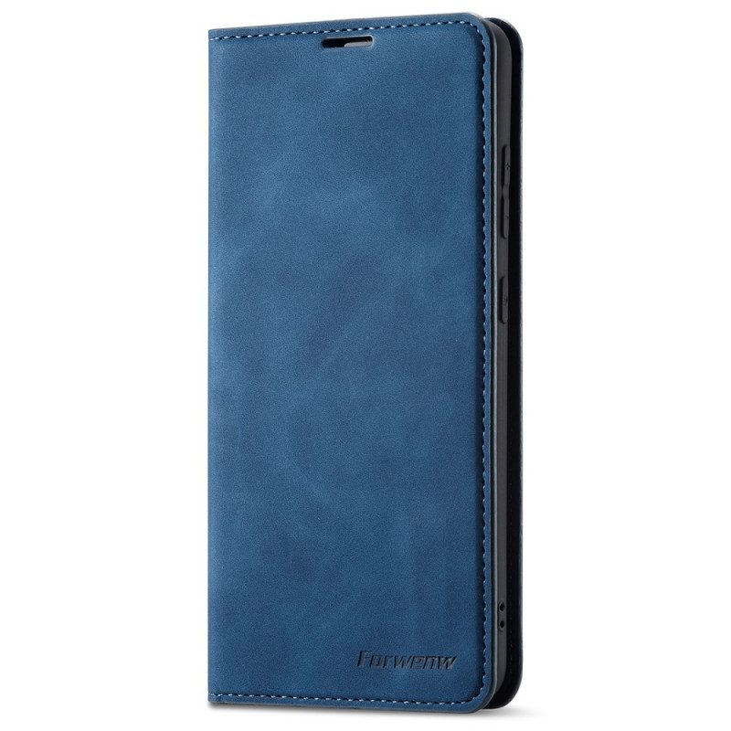 Folio Cover Samsung Galaxy A53 5G Custodia in pelle Forwenw Effetto Pelle
