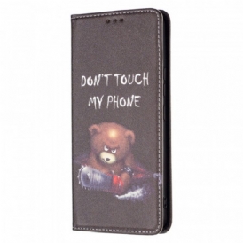 Folio Cover Samsung Galaxy A53 5G Custodia in pelle Orso Pericoloso