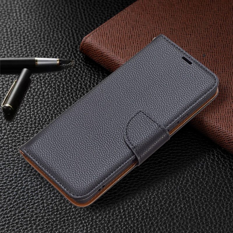 Folio Cover Samsung Galaxy A53 5G Lychee Chiusura Obliqua