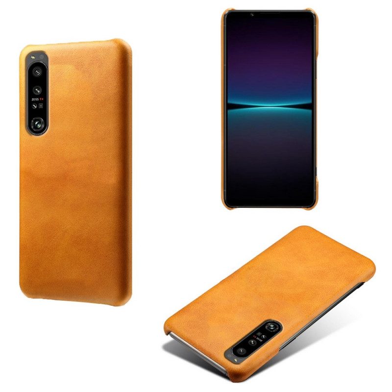 Cover Sony Xperia 1 IV Effetto Pelle