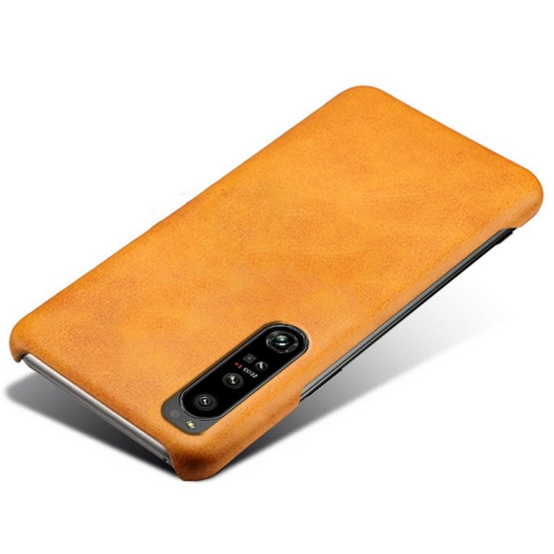 Cover Sony Xperia 1 IV Effetto Pelle
