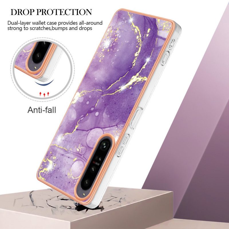 Cover Sony Xperia 1 IV Marmo Colorato