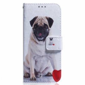 Custodia in pelle Sony Xperia 1 IV Cane Carlino