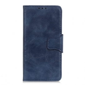 Custodia in pelle Sony Xperia 1 IV Chiusura Vintage In Crosta Di Pelle