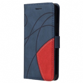 Custodia in pelle Sony Xperia 1 IV Cinturino Bicolore