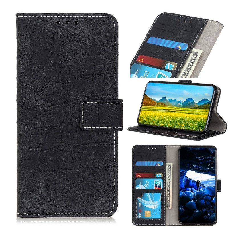 Custodia in pelle Sony Xperia 1 IV Coccodrillo