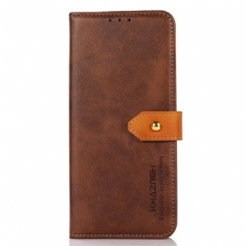 Custodia in pelle Sony Xperia 1 IV Con Cinturino Khazneh