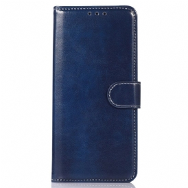 Custodia in pelle Sony Xperia 1 IV Cuciture A Vista Stile Pelle