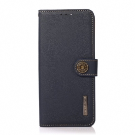 Custodia in pelle Sony Xperia 1 IV Khazneh Rfid In Vera Pelle