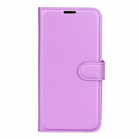 Custodia in pelle Sony Xperia 1 IV Litchi Classico