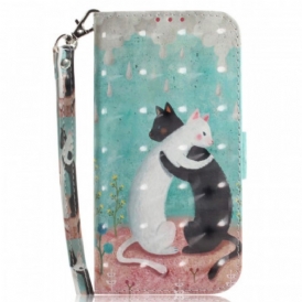 Custodia in pelle Sony Xperia 1 IV Perizoma Gatti