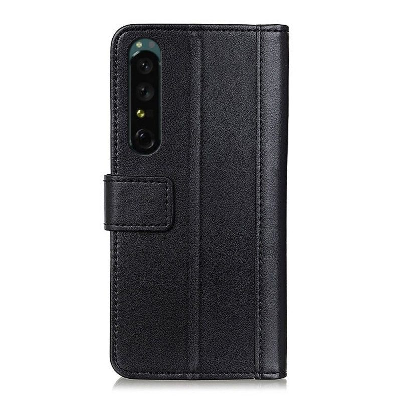 Custodia in pelle Sony Xperia 1 IV Stile In Pelle