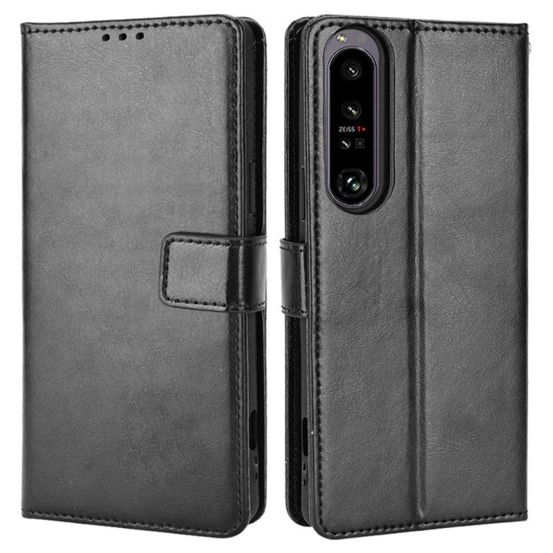 Custodia in pelle Sony Xperia 1 IV Strappy Appariscente