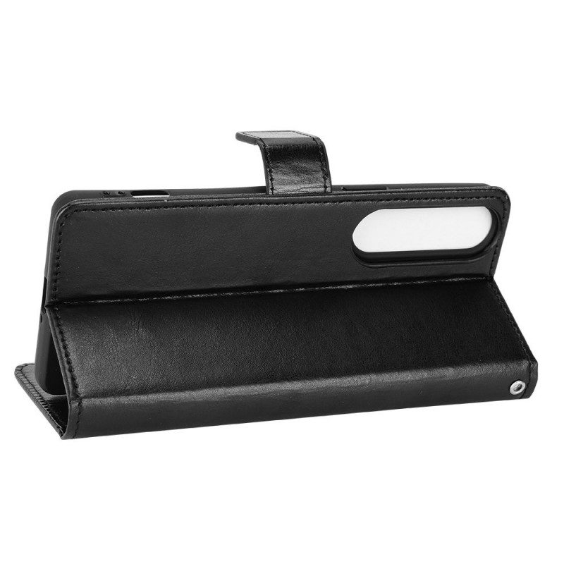 Custodia in pelle Sony Xperia 1 IV Strappy Appariscente