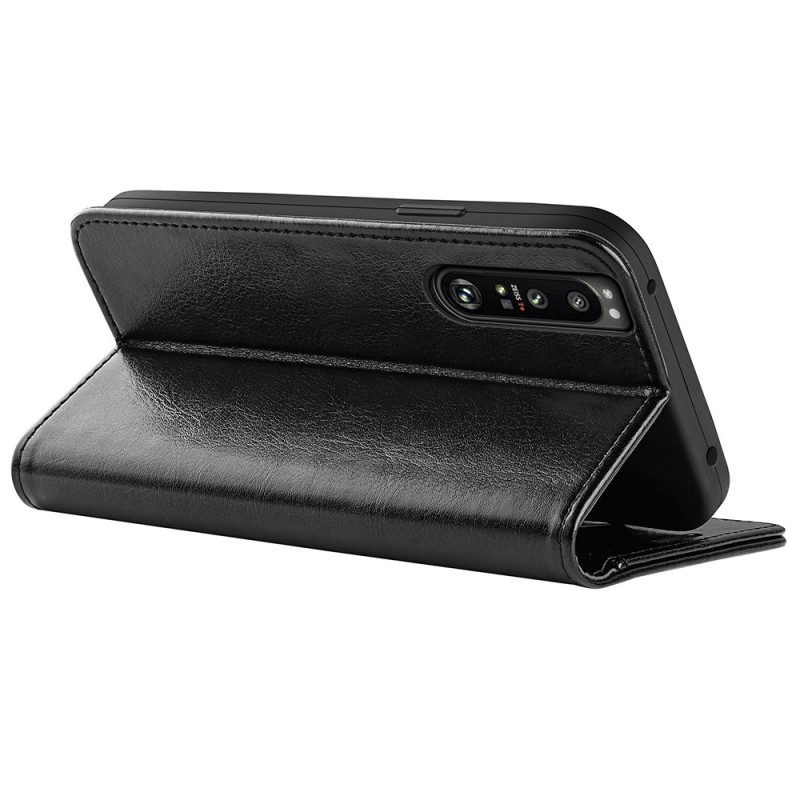 Folio Cover Sony Xperia 1 IV Ecopelle Vintage