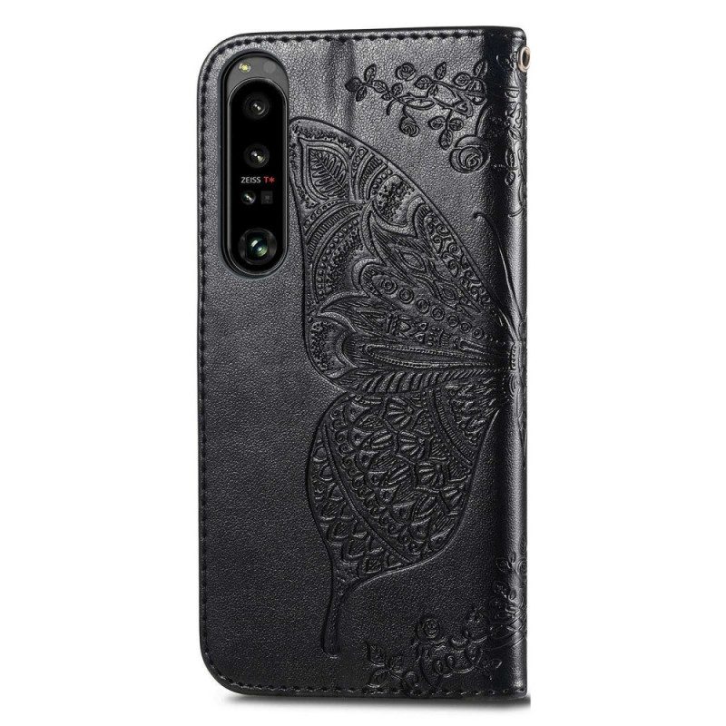 Folio Cover Sony Xperia 1 IV Farfalla Barocca