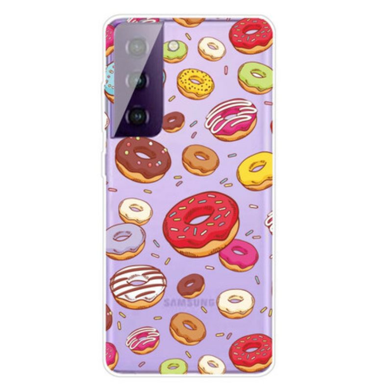 Cover Samsung Galaxy S21 FE Amo Le Ciambelle