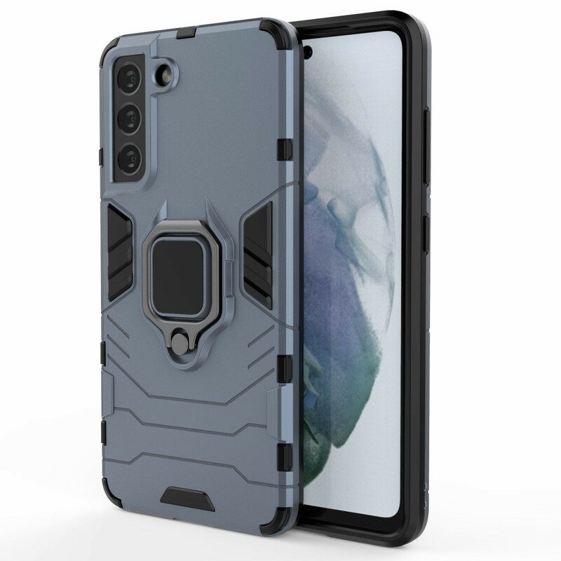 Cover Samsung Galaxy S21 FE Anello Resistente