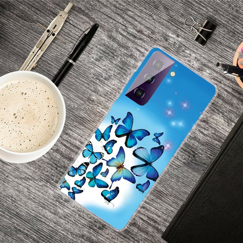 Cover Samsung Galaxy S21 FE Farfalle Farfalle