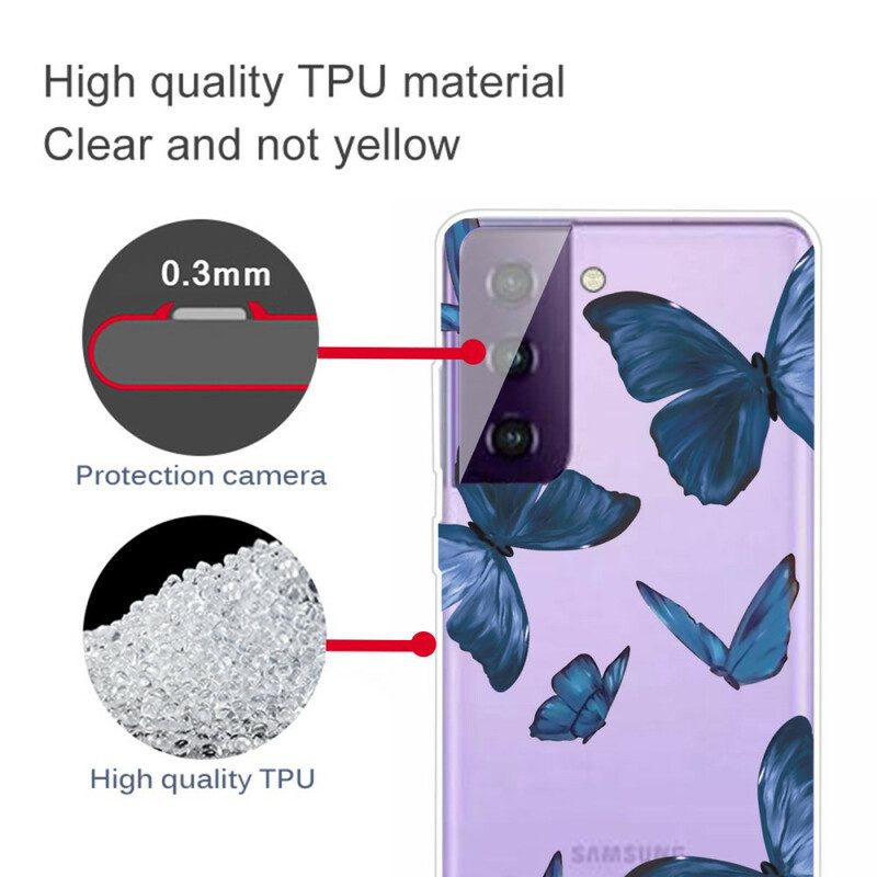 Cover Samsung Galaxy S21 FE Farfalle Selvatiche
