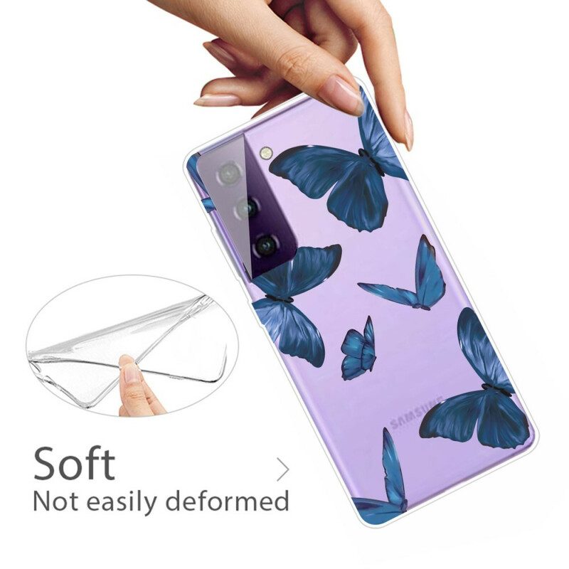 Cover Samsung Galaxy S21 FE Farfalle Selvatiche