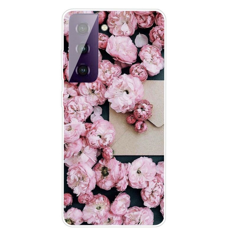 Cover Samsung Galaxy S21 FE Fiori Intensi