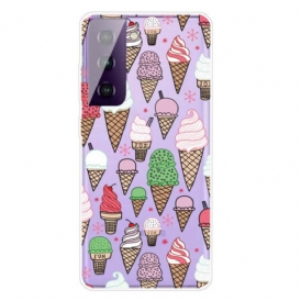 Cover Samsung Galaxy S21 FE Gelato Alla Crema