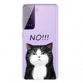 Cover Samsung Galaxy S21 FE Il Gatto Che Dice Di No