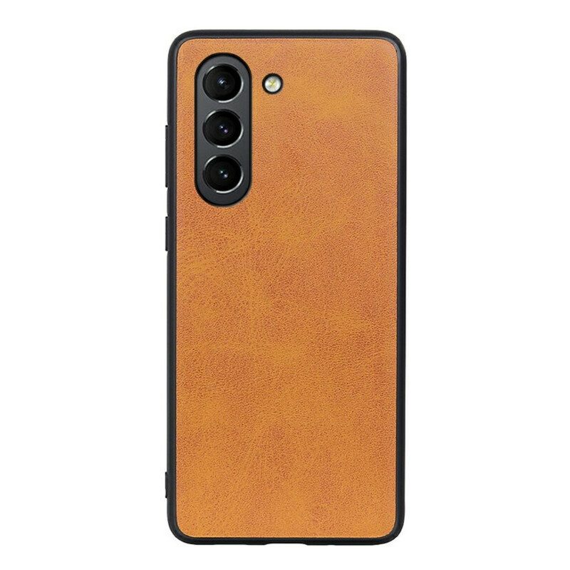 Cover Samsung Galaxy S21 FE Look Raffinato Effetto Pelle